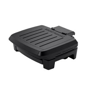 lot 4616 image: George Foreman� Fully Submersible Grill, NEW Dishwasher Safe, Wash the Entire Grill, Easy-to-Clean Nonstick, BlackGrey
