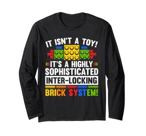 lot 4667 image: Master Builder Bricks Blocks Play Toys Long Sleeve T-Shirt Large