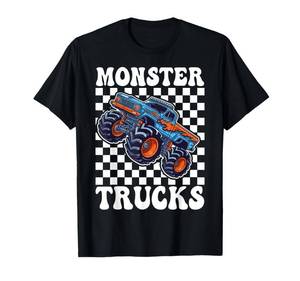 lot 4676 image: Monster Truck Birthday for Toddlers Youth & Adults T-Shirt XL