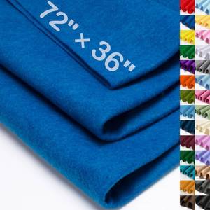 lot 4679 image: XSEINO Royal Blue Large Felt Fabric 72 X 36 (2 Square Yards), 1.4 mm Thick Soft Felt Fabric Sheet for Crafts, Blue Series Colors Soft Nonwoven Fabric, Fit for Decoration, Sewing, DIY Crafts