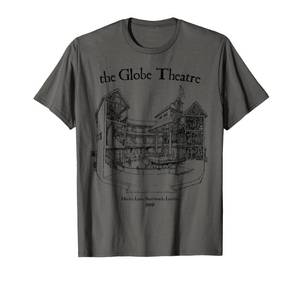 lot 4696 image: Shakespeares Globe Theatre T-Shirt 3XL - Yellow
