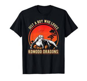 lot 4702 image: Just a Boy who Loves Komodo Dragons Komodo Dragons T-Shirt 6X