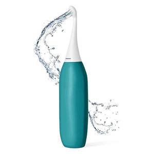 lot 4714 image: HappyPo The Original XL Butt Shower - Portable Bidet with 50% More Volume - The Easy-Bidet 2.0 Replaces Wet Wipes and Shower Toilet - Portable Bum Spray for Travel - Turquoise