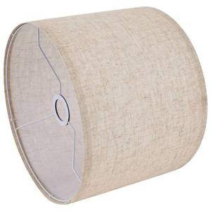 lot 4723 image: Beige Lamp Shade, Large Drum Lampshade 13Top X 13 Bottom X 10 High, Replacement Lamp Shade Natural Linen Hand Crafted for Table Lamps Floor Lamps Chandelier Lamp, Easy Assembly Required