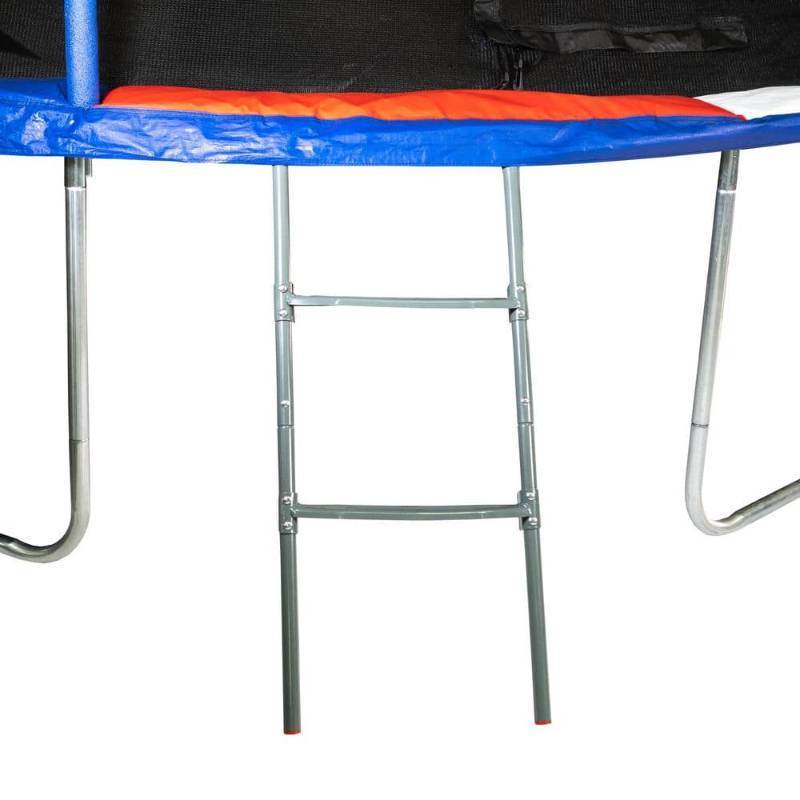 lot 4308 image: Jumpking Outdoor Two Step Trampoline Ladder for Frames up to 36  - 37  H x 16  L