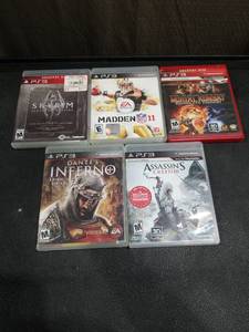 lot 3981 image: PlayStation 3 Game Bundle - 5 Games