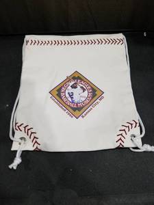 lot 4804 image: Negro Leagues Baseball Museum Canvas Drawstring Bag