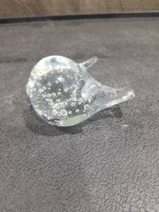 lot 4817 image: Lefton Glass Long Nose Pig Controlled Bubbles Paperweight Animal Figurine