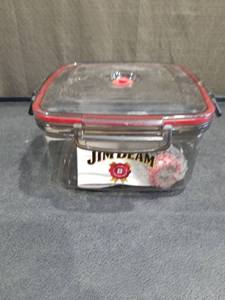 lot 4827 image: JIM BEAM Vacuum Seal Quick Marinade Container Beef Chicken & More