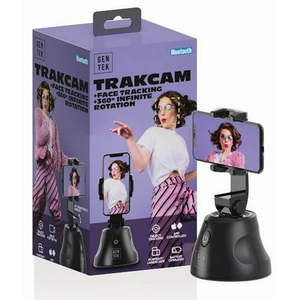 lot 4842 image: Gentek Face Tracking 1080P Web Cam with 360 Degrees Rotation  Black New