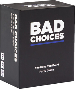 lot 4867 image: Bad Choices Board Game Dyce Games Party Card, Creative Thinking, 3-10 Players