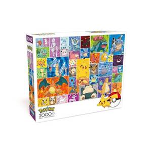 lot 4900 image: Pokeman Frames - 2000 Piece Jigsaw Puzzle New