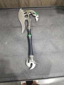 lot 4904 image: Alien Warrior Fantasy Battle Axe