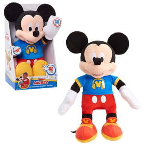 lot 4905 image: Disney Junior Mickey Mouse Singing Fun Mickey Mouse  12-inch Plush Stuffed Animal  Kids Toys for Ages 3 up