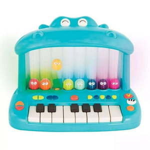 lot 4906 image: Battat Hippo Pop Play Piano New