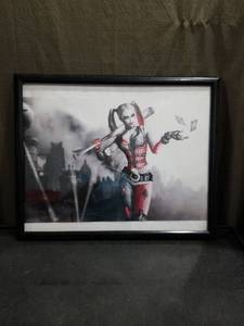 lot 4928 image: Harley Quinn Framed POSTER