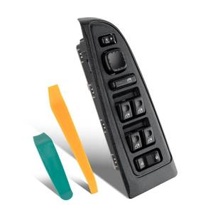 lot 4010 image: Master Power Window Switch Module Panel Assembly Door Lock Control Bezel Compatible with Chevy Avalanche Silverado GMC Sierra Yukon Cadillac Escalade 2003-2008 Replace 15883323 DWS220, CR012