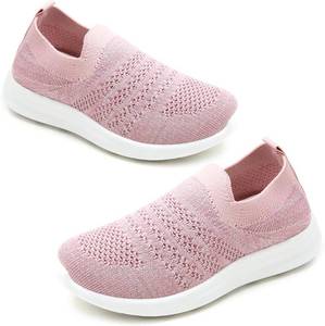 lot 4071 image: Apawwa Kids Lightweight Slip On Running Shoes - PinkBlueNavyBlack Walking Shoes for ToddlerLittle KidsBig Kids SIZE 22, COLOR IS PURPLE&nbsp