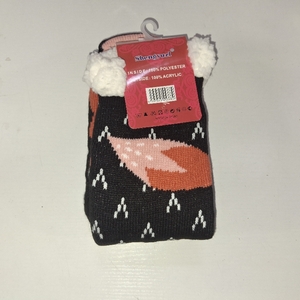 lot 4141 image: WEVIAS Women Winter Socks Knit Anti-Slip Sweat Warm Cute Cartoon Animals Fuzzy Home Slipper Socks