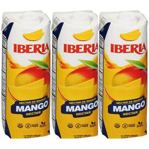 lot 4172 image: Iberia Mango Nectar, 33.8 fl oz (Pack of 3)