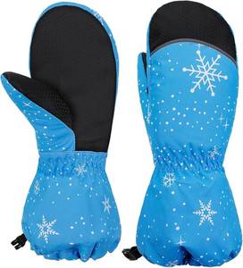 lot 4202 image: Kids Mittens - Waterproof Warm Winter Gloves for Boys and Girls, Thermal Insulated for Snow Play & Cold Weather - Stock Photo Approximate (Dinosaurs)