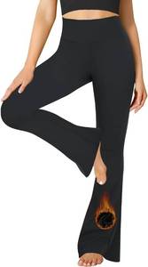 lot 4236 image: MOREFEEL Women s Bootcut Yoga Pants - Flare Leggings for Women High Waisted Active Leggings Workout Lounge Jazz Dress Pants, Color Maroon, Size XL