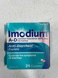 lot 4241 image: Imodium Anti-Diarrheal Caplets - 24 Caplets