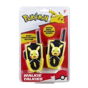 lot 3852 image: Pokemon Extended Range Walkie Talkies - Action Figures - Push to Talk Button, Children Ages 3