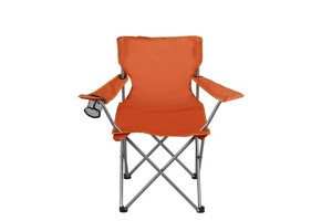 lot 3865 image: Ozark Trail Basic Quad Folding Camp Chair with Cup Holder, Adult, Choose Color.,