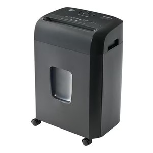 lot 3876 image: Pen  Gear 16-Sheet Cross-Cut PaperCDs and DVDsCredit Card Shredder, 5.3 Gallon Bin, Black,Home and Office use