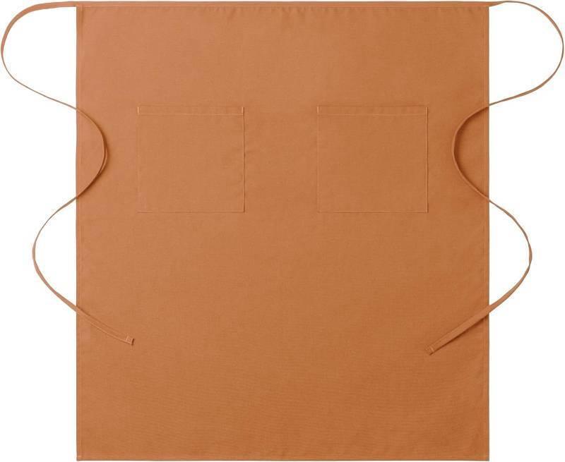 lot 30217 image: Bistro Waist Apron with Dual Pockets   Adjustable Long Chef Apron for Kitchen, Restaurant & Caf