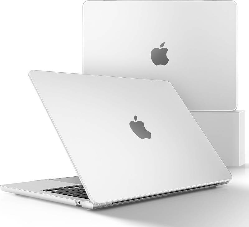 lot 393 image: 8 Cases May Chen Compatible with M4 MacBook Air 15 inch Case 2025 2024 2023 Release A3241 A3114 A2941 M2 M3 Chip, Surface Hard Shell Case for MacBook Air 15.3 with Retina Display, Clear Finish