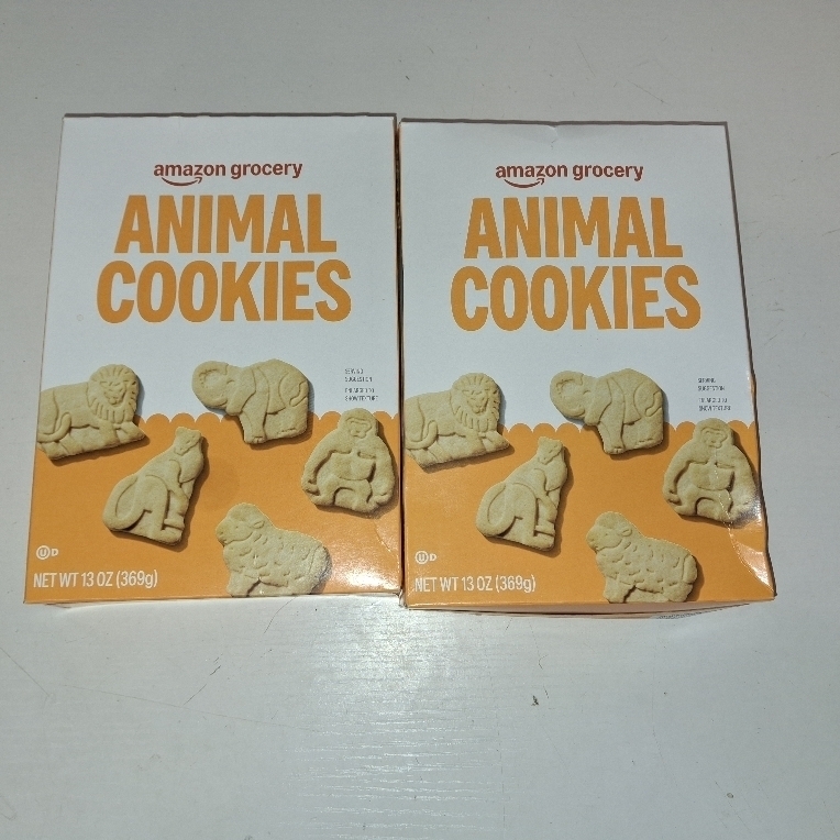 lot 13226 image: 2 BOXES Amazon Grocery, Animal Cookies, 13 Oz