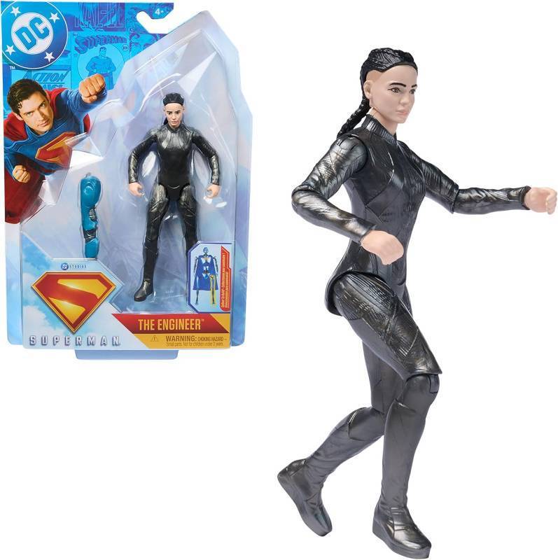 lot 179 image: DC Comics, Superman, The Engineer, 6-Inch Action Figure, Authentic Superman Movie Styling, Super Heroes Kids Toys for Boys and Girls Ages 4 and Up