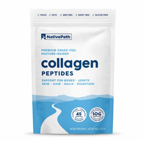 lot 27501 image: NativePath Premium Grass-Fed Collagen Peptides Powder Supplement