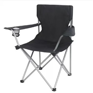 lot 3902 image: Ozark Trail Quad Folding Camp Chair with Cup Holder, PINK