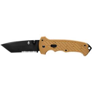 lot 3906 image: Gerber 06 FAST Knife Assisted Open Folding Pocket Knife Tactical Gear and Equipment Coyote Brown