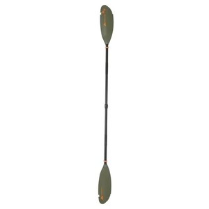 lot 3909 image: FOUR TOTAL PADDLES - Ozark Trail Green Fiberglass and Aluminum Fishing Kayak Paddle, 94.5&nbsp