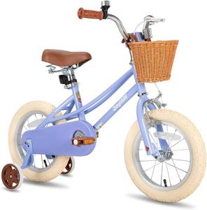 JOYSTAR Girls Bike for 2-12 Years Old Toddlers and Kids, 12" 14" 16" 18  20" Retro Style Kids Bike with Training Wheels, 18 20 Inch Children Bicycle with Kickstand