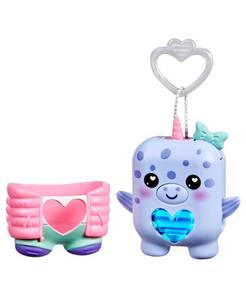 lot 3962 image: Nano-Mals Blubby The Narwhal Electronic Fidget Toy - White - No Size