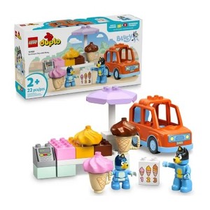lot 3966 image: LEGO  DUPLO  Ice Cream Trip With Bluey 10458 Building Set (22 Pieces)