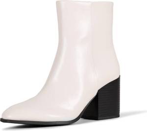 lot 4322 image: Amazon Essentials Womens Clean Heel Ankle Boots with Side Zipper, Memory Foam Insole size 9