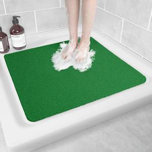 lot 4329 image: Hargiis Non-Slip Bathtub Mat, Anti Slip Shower Mat, Fast Drying Bathtub Mats, Foot Scrubber Mat, Anti Slip Mat for Tub, Floor, Bathroom, Kitchen, Home, Hotel (Dark Green 24 24)