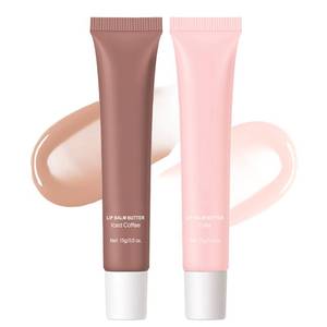 lot 4444 image: 2Pcs Summer Tinted Lip Butter Balm - Ultra-Hydrating, Nourishing Lip Care with Natural Ingredients, Soothes & Softens Dry Lips, Birthday Cake with Slight Shine (CoffeeCake, 2Pcs)