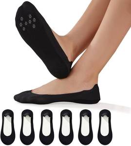 lot 4507 image: KRJ No Show Socks Womens for Flats Non Slip Invisible Ultra Low Cut Socks for Work, Running, Yoga, Athletics, Daily