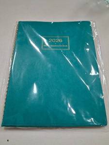 lot 4521 image: Weekly Appointment Book &amp Planner 2026 - Large 2026-2027 Daily Hourly Planner, Jul. 2026 - Jun. 2027, 8.5 x 11, Appointment Book with 15-Minute Interval, Thick Paper, Pocket, Turquoise