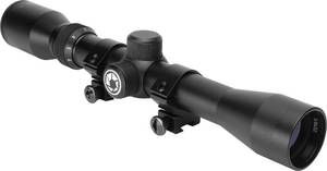 lot 4851 image: Barska AC13087 Plinker-22 Riflescope 3-9x32 3030 Reticle with Rings Black