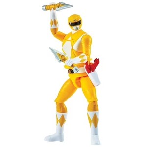 lot 4852 image: Mighty Morphin Power Rangers Re-Ignition - Auto-Morphin Yellow Ranger Action Figure by Playmates Toys
