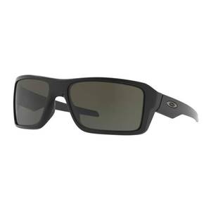 Oakley Double Edge Unisex Matte Black Frame Dark Gray Lens Sunglasses - Retail: $175