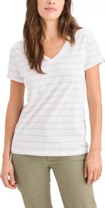 lot 5111 image: Dockers Womens Slim Fit Short Sleeve Favorite V-Neck Tee Shirt size XS